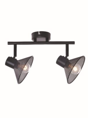 NETTO ΦΩΤΙΣΤΙΚΟ ΟΡΟΦΗΣ ΜΑΥΡΟ ΜΕΤΑΛΛΙΚΟ ΣΥΜΒΑΤΙΚΟ 2ΧΕ14 IP20 345Χ190mm