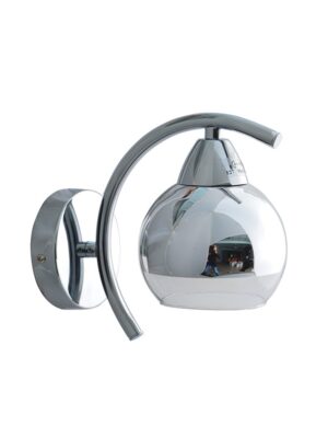 ALIEN-ΦΩΤΙΣΤΙΚΟ ΕΠΙΤΟΙΧΟ ΑΣΗΜΙ  ΓΥΑΛINO ΣΥΜΒΑΤΙΚΟ 1ΧE27 IP20 12X20X19CM