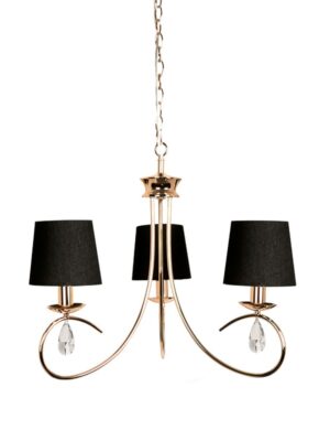 ΚΡΕΜΑΣΤΟ Φ/Σ 3ΧΕ14 ΜΕΤΑΛ.ΧΡΥΣΟΧΑΛΚΙΝΟ+ΜΑΥΡΟ ΑΜΠΑΖ.Φ54XΗ120CM BASILICO