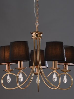 ΚΡΕΜΑΣΤΟ Φ/Σ 5ΧΕ14 ΜΕΤΑΛ.ΧΡΥΣΟΧΑΛΚΙΝΟ+ΜΑΥΡΟ ΑΜΠΑΖ.Φ54XΗ120CM BASILICO