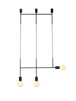 NETTO ΦΩΤΙΣΤΙΚΟ ΚΡΕΜΑΣΤΟ ΜΑΥΡΟ ΜΑΤ ΜΕΤΑΛΛΙΚΟ ΣΥΜΒΑΤΙΚΟ 1ΧΕ27 IP20 642Χ1100mm