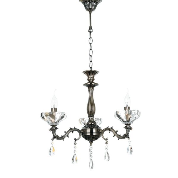 NETTO ΦΩΤΙΣΤΙΚΟ ΚΡΕΜΑΣΤΟ ΜΠΡΟΝΖΕ ΑΝΤΙΚΕ ΜΕΤΑΛΛΙΚΟ ΣΥΜΒΑΤΙΚΟ 3Χ14 IP20 Φ540Χ1300mm