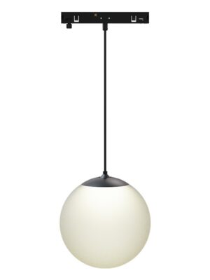 ΜΙΝΙ ΜΑΥΡΟ ΜΑΓΝΗΤΙΚΟ ΚΡΕΜΑΣΤΟ ΦΩΤΙΣΤΙΚΟ 24V DC 7W 3000K 650LM 230° Ra90 5YRS Φ100Χ1000ΜΜ ΟΠΑΛ ΓΥΑΛΙ