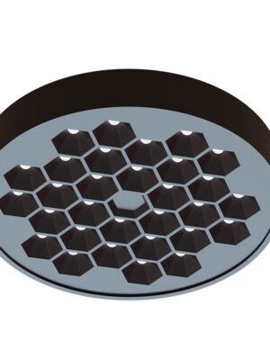 ΜΙΝΙ ΜΑΥΡΟ ΜΑΓΝΗΤΙΚΟ ΣΠΟΤ 24V DC 15W 3000K 950LM 50° Ra90 5YRS Φ122*32ΜΜ