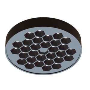 ΜΙΝΙ ΜΑΥΡΟ ΜΑΓΝΗΤΙΚΟ ΣΠΟΤ 24V DC 15W 4000K 1100LM 50° Ra90 5YRS Φ122*32ΜΜ