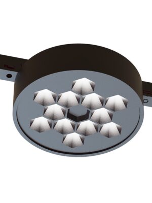 ΜΙΝΙ ΜΑΥΡΟ ΜΑΓΝΗΤΙΚΟ ΣΠΟΤ 24V DC 5W 3000K 270LM 50° Ra90 5YRS Φ71*32ΜΜ