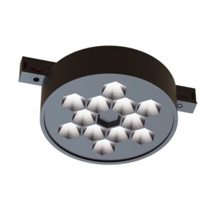 ΜΙΝΙ ΜΑΥΡΟ ΜΑΓΝΗΤΙΚΟ ΣΠΟΤ 24V DC 5W 4000K 300LM 50° Ra90 5YRS Φ71*32ΜΜ