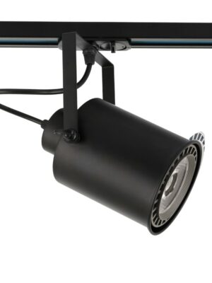 ΣΠΟΤ ΡΑΓΑΣ ΜΟΝΟΦΑΣΙΚΗ ΜΕΤΑΛΛΙΚΟ ΜΑΥΡΟ ΜΕ ΒΡΑΧΙΩΝΑ ΣΥΜΒΑΤΙΚΟ 1xGU10 IP20 107x171x190mm