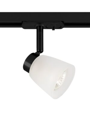 ΣΠΟΤ ΡΑΓΑΣ ΜΟΝΟΦΑΣΙΚΗ ΑΛΟΥΜΙΝΙΟ ΜΑΥΡΟ ΜΕ ΒΡΑΧΙΩΝΑ ΣΥΜΒΑΤΙΚΟ 1xGU10 IP20 60x81x132mm