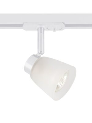 ΣΠΟΤ ΡΑΓΑΣ ΜΟΝΟΦΑΣΙΚΗ ΑΛΟΥΜΙΝΙΟ ΛΕΥΚΟ ΜΕ ΒΡΑΧΙΩΝΑ ΣΥΜΒΑΤΙΚΟ 1xGU10 IP20 60x81x132mm