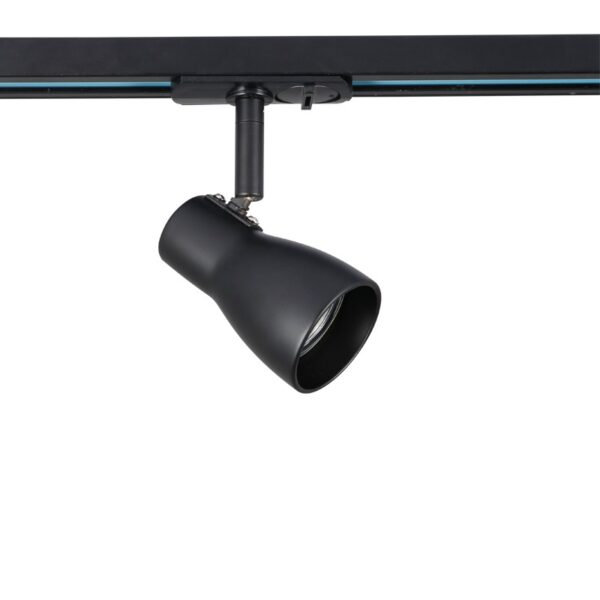 ΣΠΟΤ ΡΑΓΑΣ ΜΟΝΟΦΑΣΙΚΗ ΜΕΤΑΛΛΙΚΟ ΜΑΥΡΟ ΜΕ ΒΡΑΧΙΩΝΑ ΣΥΜΒΑΤΙΚΟ 1xGU10 IP20 57.5x93x125mm