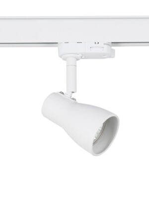 ΣΠΟΤ ΡΑΓΑΣ ΤΡΙΦΑΣΙΚΗ ΜΕΤΑΛΛΙΚΟ ΛΕΥΚΟ ΜΕ ΒΡΑΧΙΩΝΑ ΣΥΜΒΑΤΙΚΟ 1xGU10 IP20 57.5x93x145mm