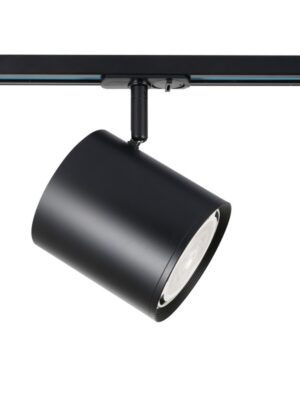 AR111 - ΣΠΟΤ ΡΑΓΑΣ  ΜΟΝΟΦΑΣΙΚΗ ΑΛΟΥΜΙΝΙΟ ΜΑΥΡΟ ΜΕ ΒΡΑΧΙΩΝΑ ΣΥΜΒΑΤΙΚΟ 1xGU10 IP20 119x129x202mm