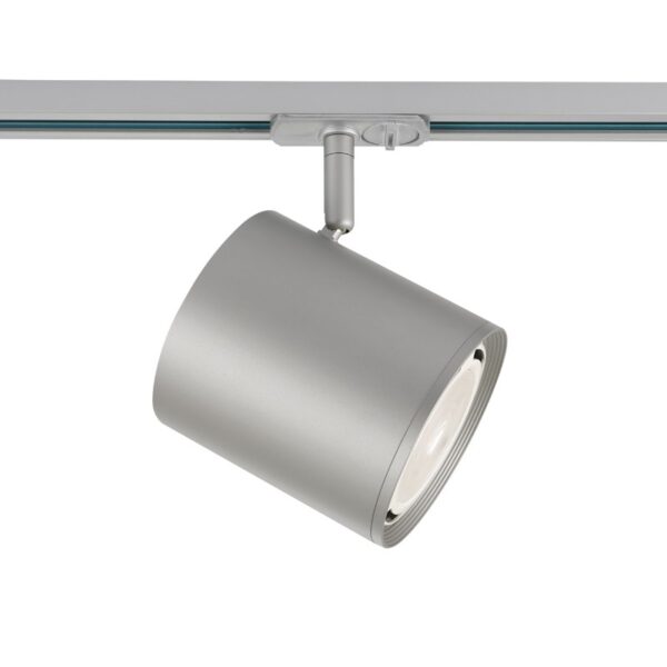 AR111 - ΣΠΟΤ ΡΑΓΑΣ  ΜΟΝΟΦΑΣΙΚΗ ΑΛΟΥΜΙΝΙΟ ΓΚΡΙ ΜΕ ΒΡΑΧΙΩΝΑ ΣΥΜΒΑΤΙΚΟ 1xGU10 IP20 119x129x202mm