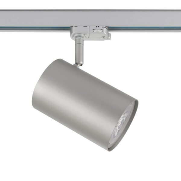 ΣΠΟΤ ΡΑΓΑΣ ΤΡΙΦΑΣΙΚΗ ΑΛΟΥΜΙΝΙΟ ΓΚΡΙ ΜΕ ΒΡΑΧΙΩΝΑ ΣΥΜΒΑΤΙΚΟ 1xΕ27 IP20 100x155x196mm