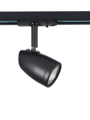 ΣΠΟΤ ΡΑΓΑΣ ΜΟΝΟΦΑΣΙΚΗ ΜΕΤΑΛΛΙΚΟ ΜΑΥΡΟ ΜΕ ΒΡΑΧΙΩΝΑ ΣΥΜΒΑΤΙΚΟ 1xGU10 IP20 56x93x140mm