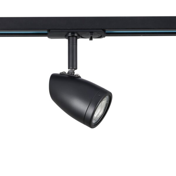 ΣΠΟΤ ΡΑΓΑΣ ΜΟΝΟΦΑΣΙΚΗ ΜΕΤΑΛΛΙΚΟ ΜΑΥΡΟ ΜΕ ΒΡΑΧΙΩΝΑ ΣΥΜΒΑΤΙΚΟ 1xGU10 IP20 56x93x140mm