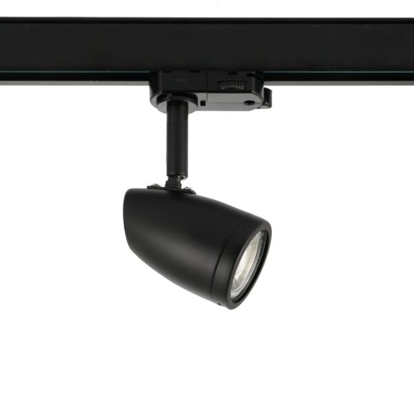 ΣΠΟΤ ΡΑΓΑΣ ΤΡΙΦΑΣΙΚΗ ΜΕΤΑΛΛΙΚΟ ΜΑΥΡΟ ΜΕ ΒΡΑΧΙΩΝΑ ΣΥΜΒΑΤΙΚΟ 1xGU10 IP20 56x93x160mm