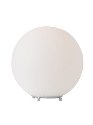 ΕΠΙΔΑΠΕΔΙΟ Φ/Σ 1ΧΕ27 ΛΕΥΚΟ ΓΥΑΛΙ+ΠΛΑΣΤΙΚΟ Φ25ΧΗ25CM LUNA