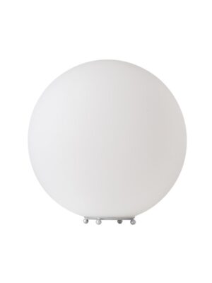 ΕΠΙΔΑΠΕΔΙΟ Φ/Σ 1ΧΕ27 ΛΕΥΚΟ ΓΥΑΛΙ+ΠΛΑΣΤΙΚΟ Φ35ΧΗ35CM LUNA