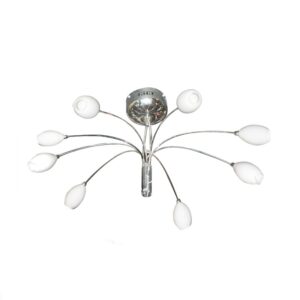 NETTO ΦΩΤΙΣΤΙΚΟ ΟΡΟΦΗΣ ΧΡΩΜΙΟ ΜΕΤΑΛΛΙΚΟ ΣΥΜΒΑΤΙΚΟ 8ΧG4 IP20 Φ800Χ420mm