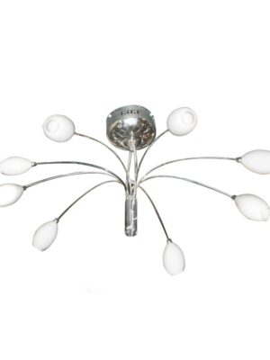 NETTO ΦΩΤΙΣΤΙΚΟ ΟΡΟΦΗΣ ΧΡΩΜΙΟ ΜΕΤΑΛΛΙΚΟ ΣΥΜΒΑΤΙΚΟ 8ΧG4 IP20 Φ800Χ420mm