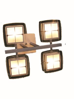 ΠΡΟΒΟΛΕΑΣ ΣΠΟΤ ΑΤΣΑΛΙ ΑΣΗΜΙ ΣΥΜΒΑΤΙΚΟ 4xG9 IP20 375x340mm