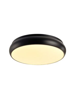 NETTO ΦΩΤΙΣΤΙΚΟ ΟΡΟΦΗΣ ΜΑΥΡΟ ΜΑΤ ΜΕΤΑΛΛΙΚΟ LED 32W 3000K 2560Lm IP20 Φ400Χ80MM