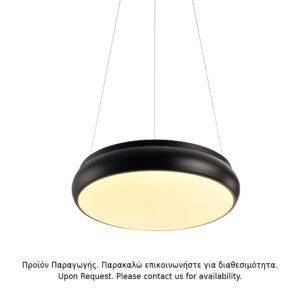 ΚΡΕΜΑΣΤΟ Φ/Σ LED 32W 2560LM 3000K ΜΑΥΡΟ ΜΕΤ/ΚΟ D40XH140CM KALLISTA