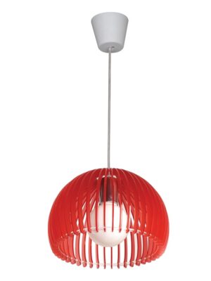 NETTO ΦΩΤΙΣΤΙΚΟ ΚΡΕΜΑΣΤΟ ΚΡΕΜΑΣΤΟ ΚΟΚΚΙΝΟ ΑΚΡΥΛΙΚΟ ΣΥΜΒΑΤΙΚΟ 1ΧΕ27 IP20 Φ260Χ1200mm