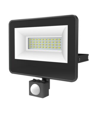 BLACK SENSOR LED SMD ΠΡΟΒΟΛΕΑΣ IP66 30W 6000K 3300LM 230V AC Ra80