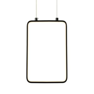 NETTO ΦΩΤΙΣΤΙΚΟ ΚΡΕΜΑΣΤΟ ΜΑΥΡΟ ΜΑΤ ΜΕΤΑΛΛΙΚΟ LED 11W 3000K 1044Lm IP20 110Χ1360mm