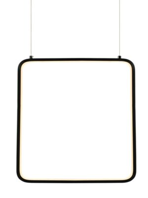 NETTO ΦΩΤΙΣΤΙΚΟ ΚΡΕΜΑΣΤΟ ΜΑΥΡΟ ΜΑΤ ΜΕΤΑΛΛΙΚΟ LED 14W 3000K 1330Lm IP20 300Χ1360mm