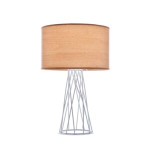 NETTO ΦΩΤΙΣΤΙΚΟ ΕΠΙΤΡΑΠΕΖΙΟ ΛΕΥΚΟ ΜΑΤ ΜΕΤΑΛΛΙΚΟ ΣΥΜΒΑΤΙΚΟ 1ΧΕ27 IP20 Φ300Χ460mm