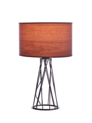 NETTO ΦΩΤΙΣΤΙΚΟ ΕΠΙΤΡΑΠΕΖΙΟ ΜΑΥΡΟ ΜΑΤ ΜΕΤΑΛΛΙΚΟ ΣΥΜΒΑΤΙΚΟ 1ΧΕ27 IP20 Φ300Χ460mm