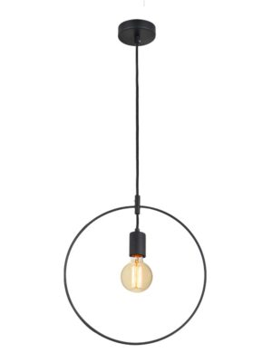 NETTO ΦΩΤΙΣΤΙΚΟ ΚΡΕΜΑΣΤΟ ΜΑΥΡΟ ΜΑΤ ΜΕΤΑΛΛΙΚΟ ΣΥΜΒΑΤΙΚΟ 1ΧΕ27 IP20 Φ100Χ1200mm