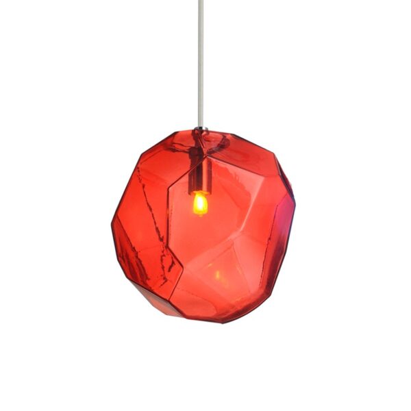 NETTO ΦΩΤΙΣΤΙΚΟ ΚΡΕΜΑΣΤΟ ΚΟΚΚΙΝΟ ΓΥΑΛΙΝΟ ΣΥΜΒΑΤΙΚΟ 1ΧΕ27 IP20 Φ250Χ1200mm