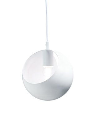 ΚΡΕΜΑΣΤΟ Φ/Σ 1ΧΕ27 ΜΕΤΑΛΛΙΚΟ ΛΕΥΚΟ Φ20XH120CM HOSTA