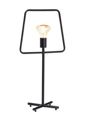 NETTO ΦΩΤΙΣΤΙΚΟ ΕΠΙΤΡΑΠΕΖΙΟ ΜΑΥΡΟ ΜΑΤ ΜΕΤΑΛΛΙΚΟ ΣΥΜΒΑΤΙΚΟ 1ΧΕ27 IP20 Φ300Χ230mm