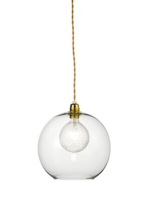 ΚΡΕΜΑΣ Φ/Σ 1ΧΕ27 ΔΙΑΦΑΝ ΓΥΑΛ+ΧΡΥΣΗ ΜΕΤΑΛ.ΑΝΑΡΤΗΣΗ Φ30ΧΗ120CM PYTHIA