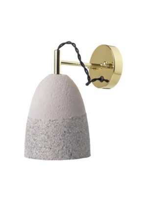 NETTO ΦΩΤΙΣΤΙΚΟ ΕΠΙΤΟΙΧΟ ΓΚΡΙ ΠΗΛΙΝΟ ΣΥΜΒΑΤΙΚΟ 1ΧΕ27 IP20 200Χ260Χ140mm