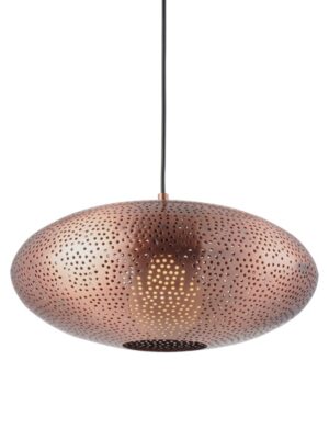 NETTO ΦΩΤΙΣΤΙΚΟ ΚΡΕΜΑΣΤΟ ΣΑΤΙΝΕ ΧΑΛΚΙΝΟ ΜΕΤΑΛΛΙΚΟ ΣΥΜΒΑΤΙΚΟ 1ΧΕ27 IP20 Φ400Χ1200mm