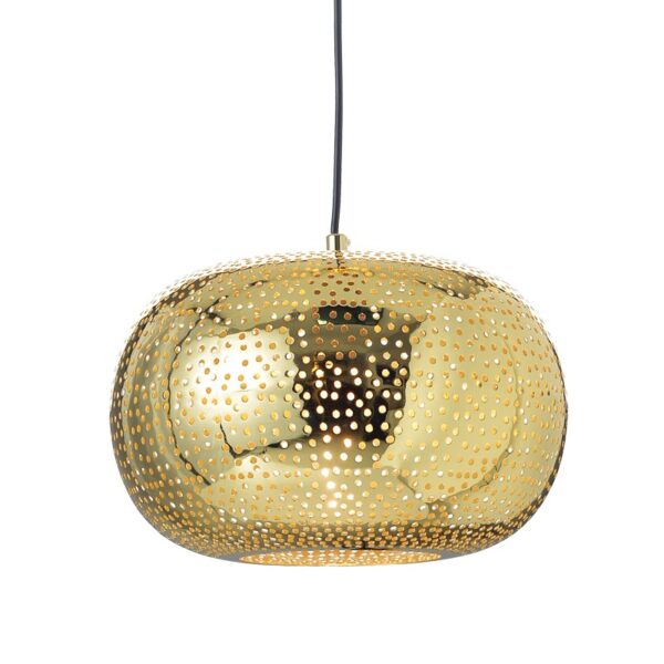 NETTO ΦΩΤΙΣΤΙΚΟ ΚΡΕΜΑΣΤΟ ΓΥΑΛΙΣΤΟ ΧΡΥΣΟ ΜΕΤΑΛΛΙΚΟ ΣΥΜΒΑΤΙΚΟ 1ΧΕ27 IP20 Φ300Χ1200mm