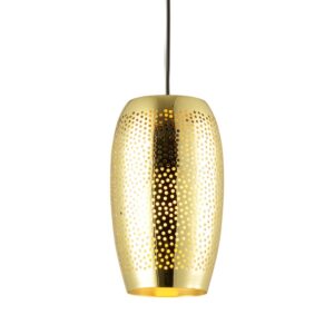 NETTO ΦΩΤΙΣΤΙΚΟ ΚΡΕΜΑΣΤΟ ΓΥΑΛΙΣΤΟ ΧΡΥΣΟ ΜΕΤΑΛΛΙΚΟ ΣΥΜΒΑΤΙΚΟ 1ΧΕ27 IP20 Φ160Χ1200mm