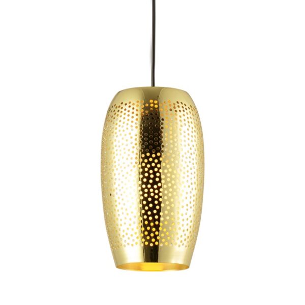 NETTO ΦΩΤΙΣΤΙΚΟ ΚΡΕΜΑΣΤΟ ΓΥΑΛΙΣΤΟ ΧΡΥΣΟ ΜΕΤΑΛΛΙΚΟ ΣΥΜΒΑΤΙΚΟ 1ΧΕ27 IP20 Φ160Χ1200mm