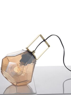 NETTO ΦΩΤΙΣΤΙΚΟ ΕΠΙΤΡΑΠΕΖΙΟ ΚΕΧΡΙΜΠΑΡΙ ΓΥΑΛΙΝΟ ΣΥΜΒΑΤΙΚΟ 1ΧΕ27 IP20 Φ180Χ270mm