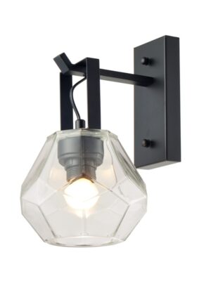 NETTO ΦΩΤΙΣΤΙΚΟ ΕΠΙΤΟΙΧΟ ΜΑΥΡΟ ΜΑΤ ΓΥΑΛΙΝΟ ΣΥΜΒΑΤΙΚΟ 1ΧΕ27 IP20 225Χ325mm