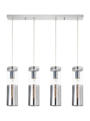 NETTO ΦΩΤΙΣΤΙΚΟ ΚΡΕΜΑΣΤΟ ΧΡΩΜΙΟ ΜΕΤΑΛΛΙΚΟ ΣΥΜΒΑΤΙΚΟ 4ΧΕ27 IP20 700Χ1200mm