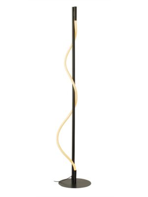 MALPO-ΦΩΤΙΣΤΙΚΟ ΕΠΙΔΑΠΕΔΙΟ ΜΑΥΡΟ ΜΕΤΑΛΛΙΚΟ LED SMD 20W 3000K 690LM IP20 Φ280Χ1600ΜΜ