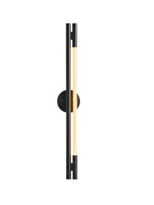 MALPO-ΦΩΤΙΣΤΙΚΟ ΕΠΙΤΟΙΧΟ ΜΑΥΡΟ ΜΕΤΑΛΛΙΚΟ LED SMD 9W 3000K 320LM IP20 Φ120Χ65Χ800ΜΜ